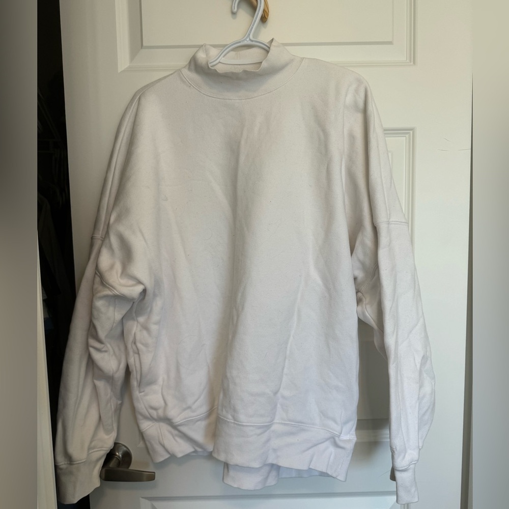 TNA CozyAF Boyfriend Mock Sweatshirt